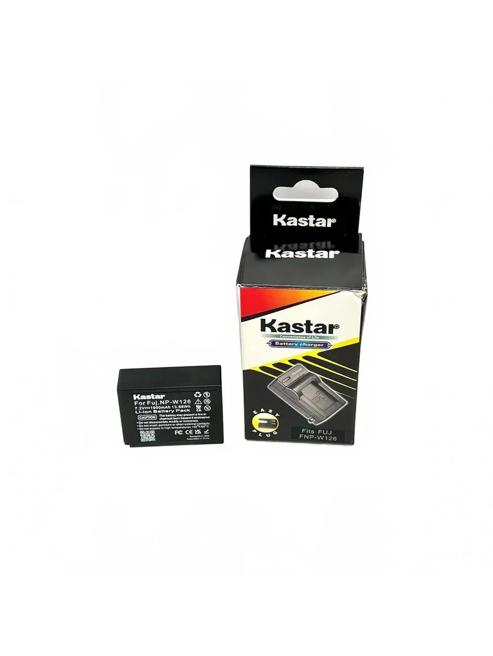Kastar Fujifilm NP-W126 Battery and Wall Charger for Fujifilm NP-W126